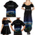 Personalized Gulf Of Mexico Est 1550 Family Matching Summer Maxi Dress and Hawaiian Shirt Gulf Of Mexico From Space