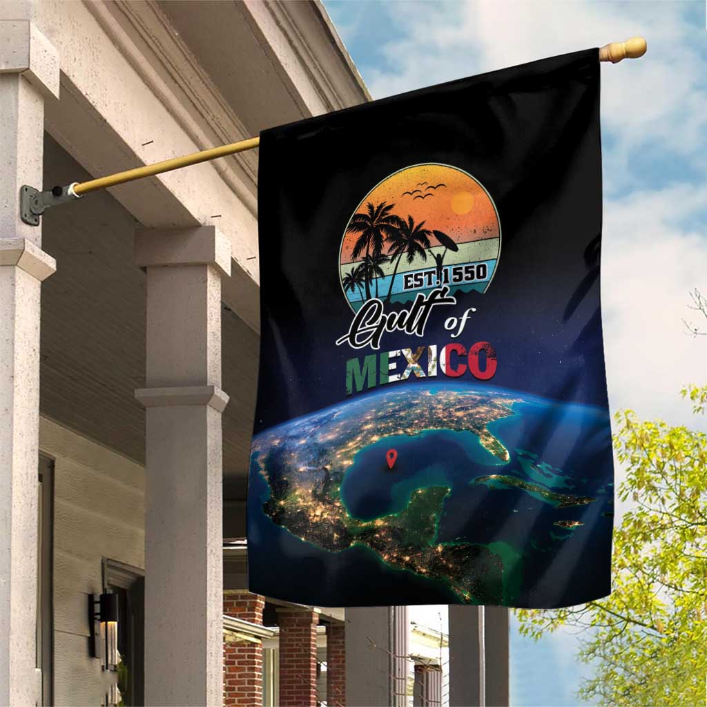 Gulf Of Mexico Est 1550 Garden Flag Gulf Of Mexico From Space