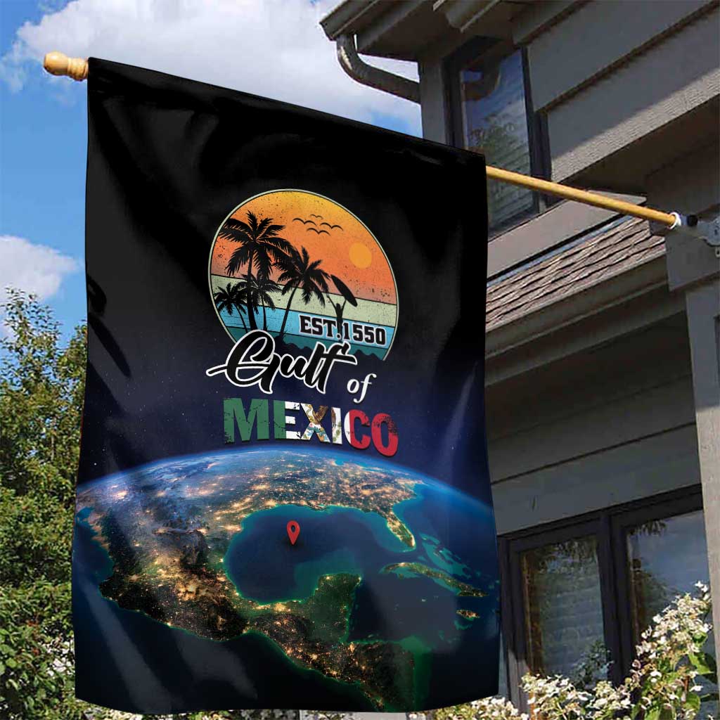 Gulf Of Mexico Est 1550 Garden Flag Gulf Of Mexico From Space