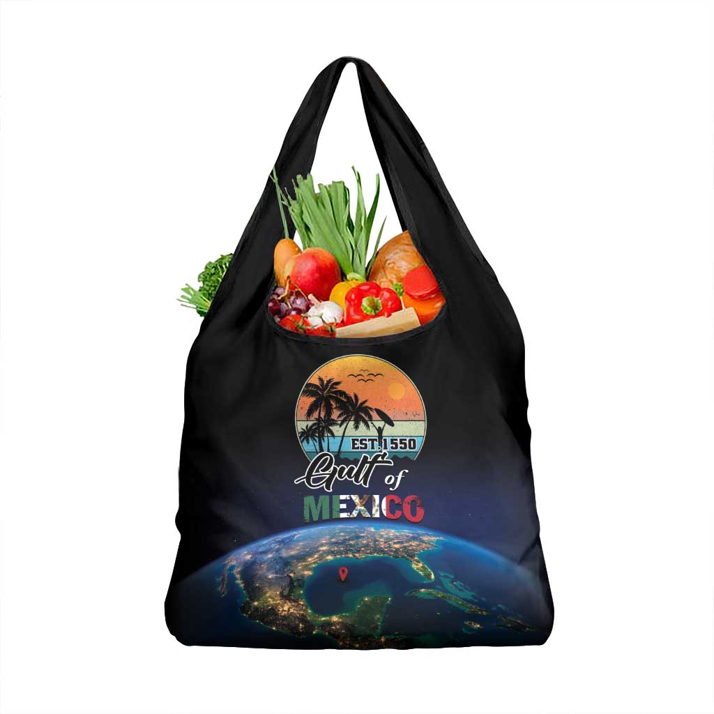 Gulf Of Mexico Est 1550 Grocery Bag Gulf Of Mexico From Space