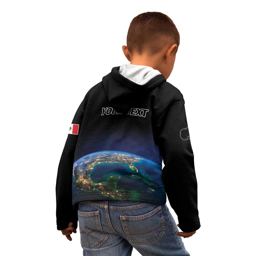 Personalized Gulf Of Mexico Est 1550 Kid Hoodie Gulf Of Mexico From Space