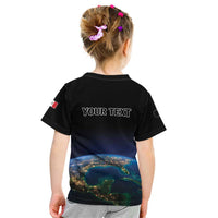 Personalized Gulf Of Mexico Est 1550 Kid T Shirt Gulf Of Mexico From Space