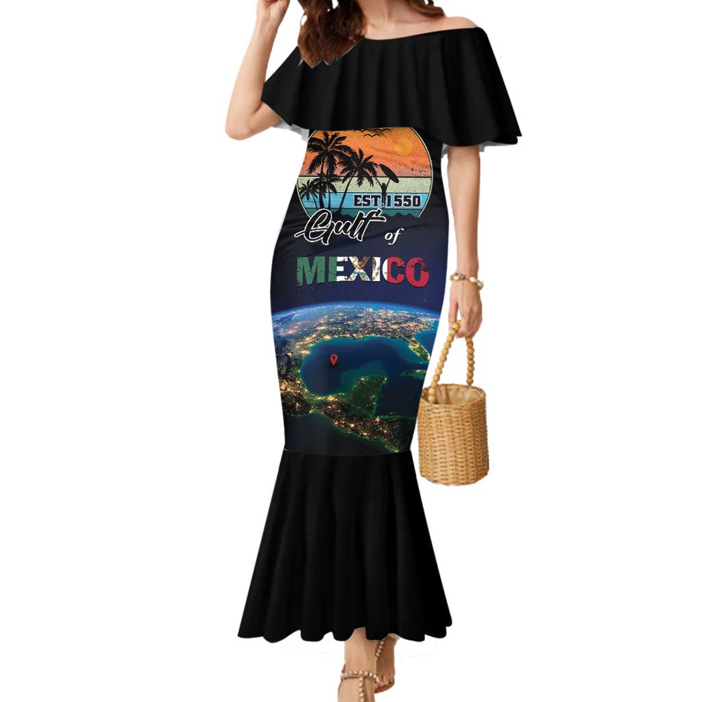 Personalized Gulf Of Mexico Est 1550 Mermaid Dress Gulf Of Mexico From Space