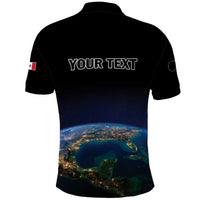 Personalized Gulf Of Mexico Est 1550 Polo Shirt Gulf Of Mexico From Space