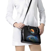 Gulf Of Mexico Est 1550 Shoulder Handbag Gulf Of Mexico From Space