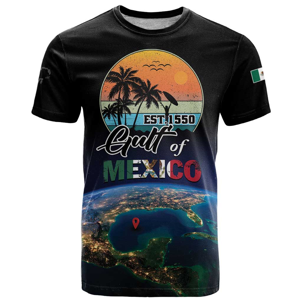 Personalized Gulf Of Mexico Est 1550 T Shirt Gulf Of Mexico From Space