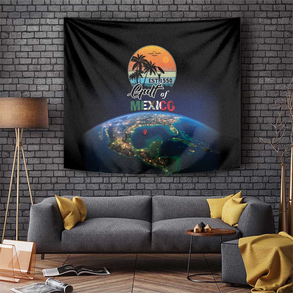 Gulf Of Mexico Est 1550 Tapestry Gulf Of Mexico From Space