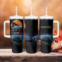 Personalized Gulf Of Mexico Est 1550 Tumbler With Handle Gulf Of Mexico From Space