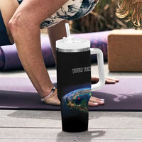 Personalized Gulf Of Mexico Est 1550 Tumbler With Handle Gulf Of Mexico From Space