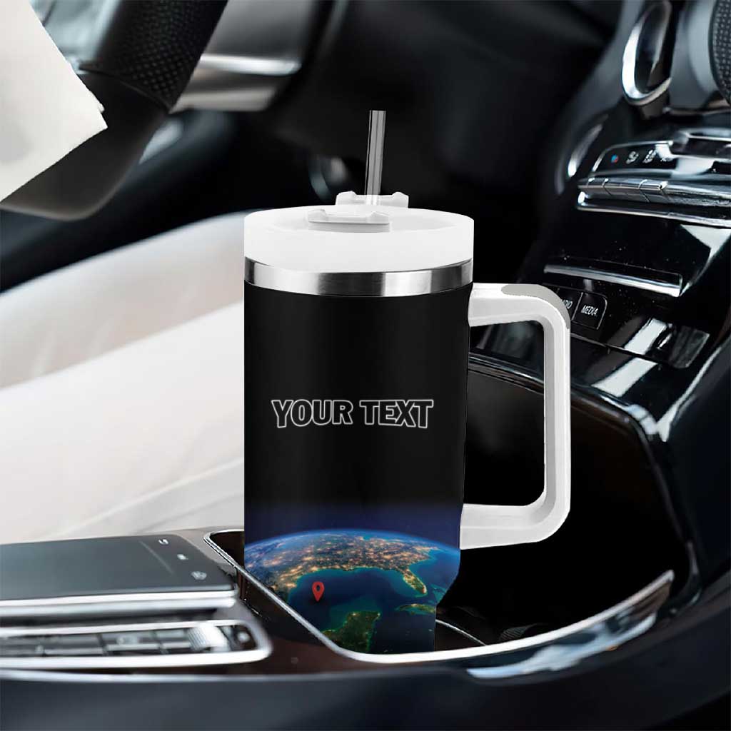 Personalized Gulf Of Mexico Est 1550 Tumbler With Handle Gulf Of Mexico From Space