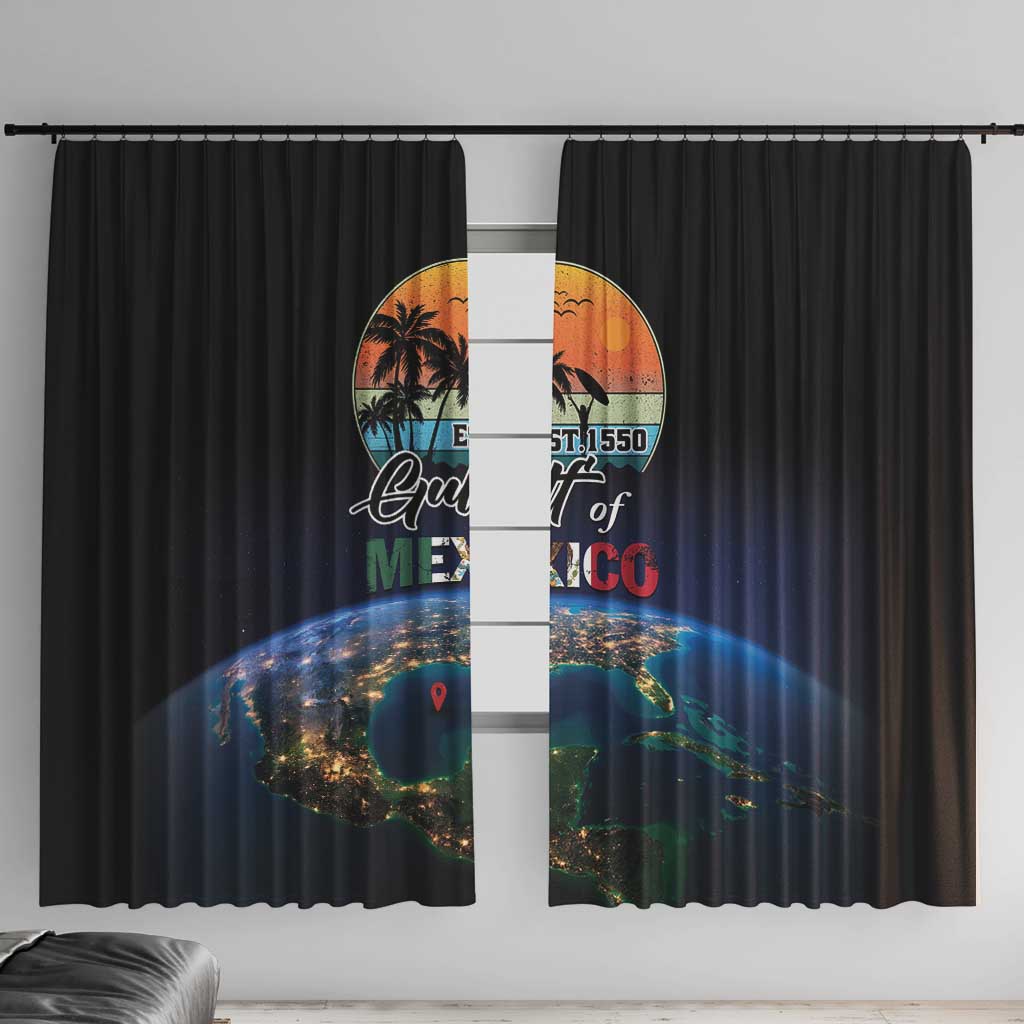 Gulf Of Mexico Est 1550 Window Curtain Gulf Of Mexico From Space