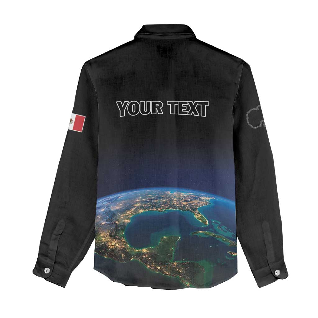 Personalized Gulf Of Mexico Est 1550 Women Casual Shirt Gulf Of Mexico From Space