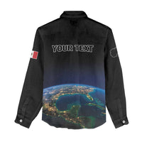 Personalized Gulf Of Mexico Est 1550 Women Casual Shirt Gulf Of Mexico From Space