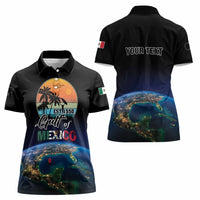 Personalized Gulf Of Mexico Est 1550 Women Polo Shirt Gulf Of Mexico From Space