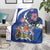 Canada Alberta Province Blanket Wild Rose Fortis et liber