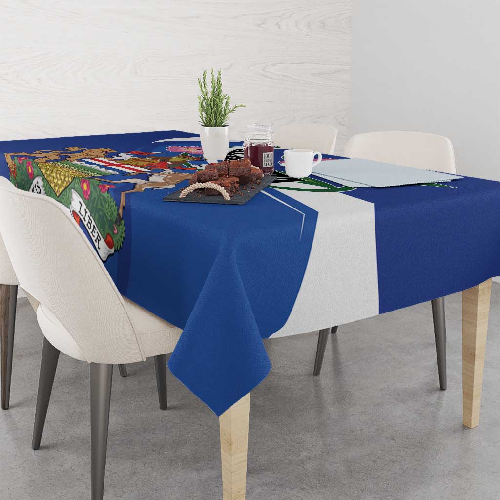 Canada Alberta Province Tablecloth Wild Rose Fortis et liber