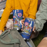 Personalized Canada Alberta Province Tumbler Cup Wild Rose Fortis et liber