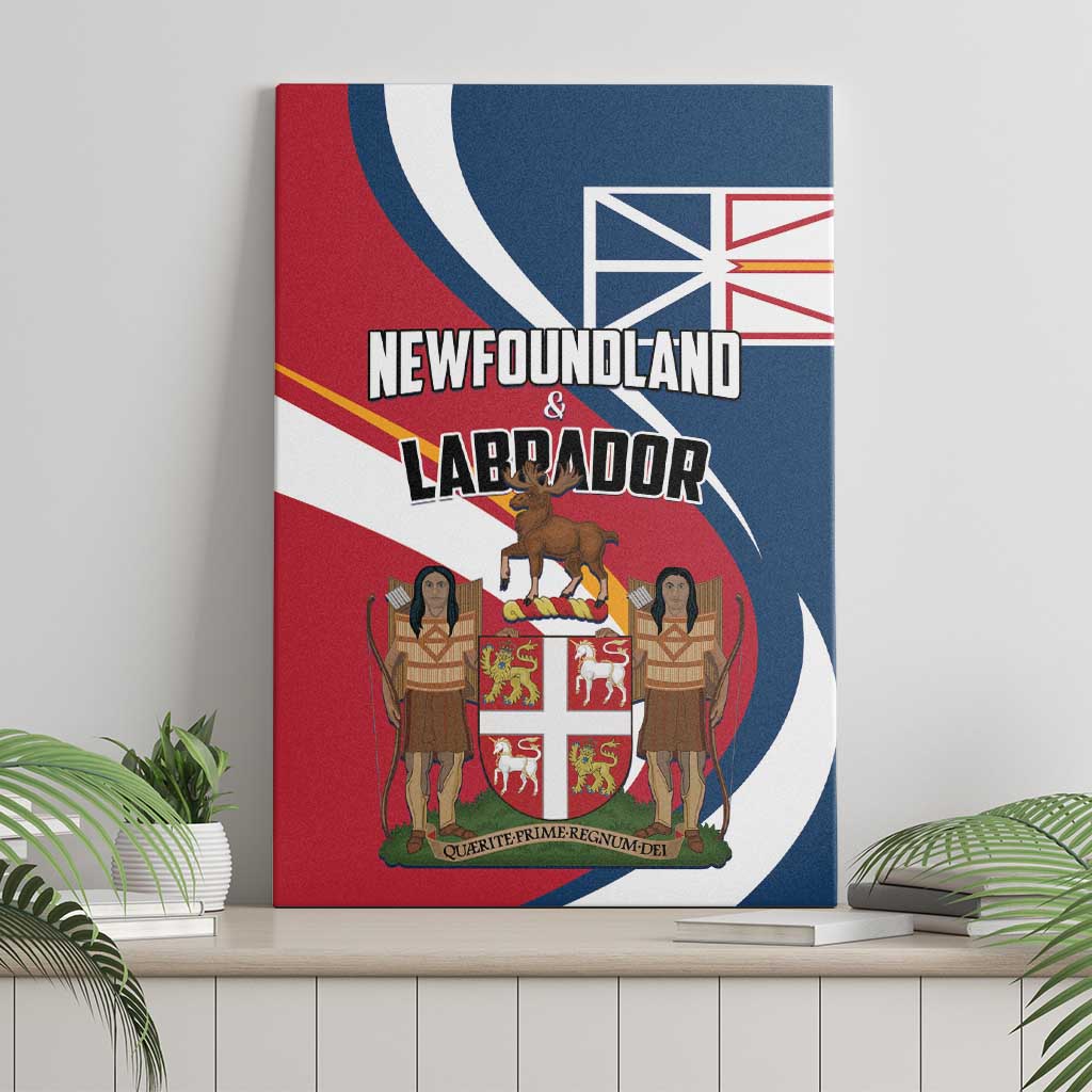 Canada Newfoundland and Labrador Province Canvas Wall Art Quaerite prime regnum Dei
