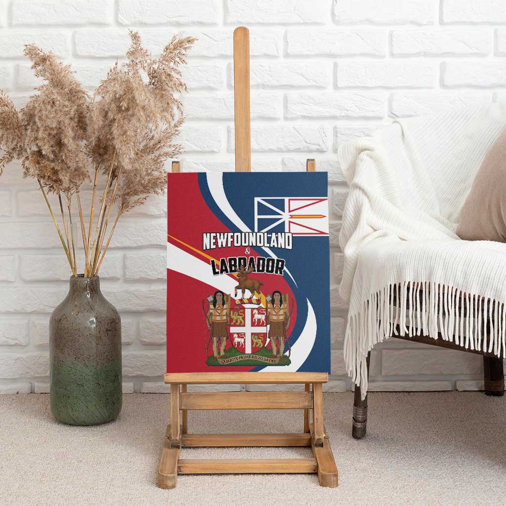 Canada Newfoundland and Labrador Province Canvas Wall Art Quaerite prime regnum Dei