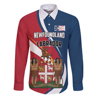 Personalized Canada Newfoundland and Labrador Province Family Matching Long Sleeve Bodycon Dress and Hawaiian Shirt Quaerite prime regnum Dei