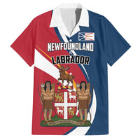 Personalized Canada Newfoundland and Labrador Province Family Matching Puletasi and Hawaiian Shirt Quaerite prime regnum Dei