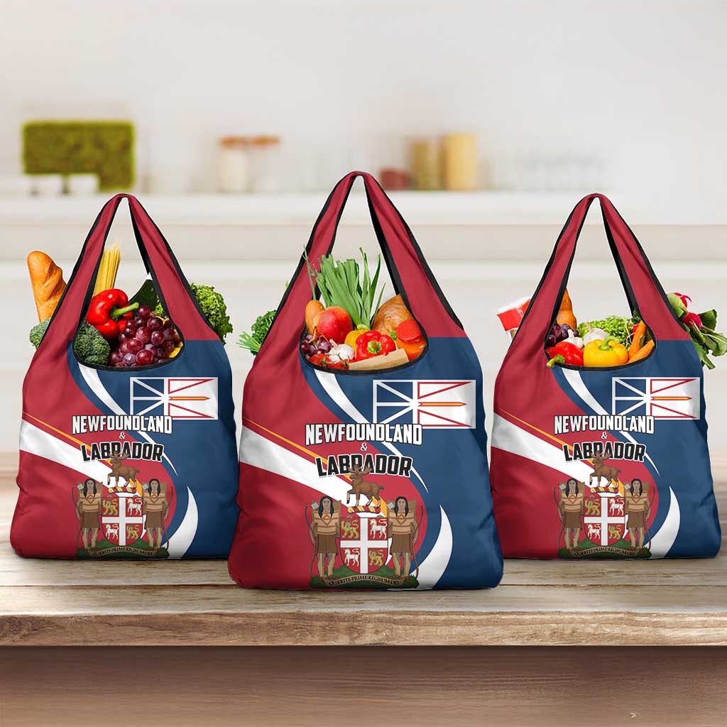 Canada Newfoundland and Labrador Province Grocery Bag Quaerite prime regnum Dei