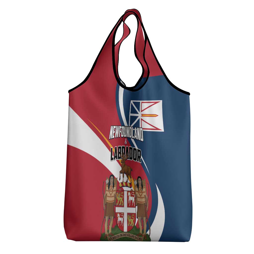Canada Newfoundland and Labrador Province Grocery Bag Quaerite prime regnum Dei