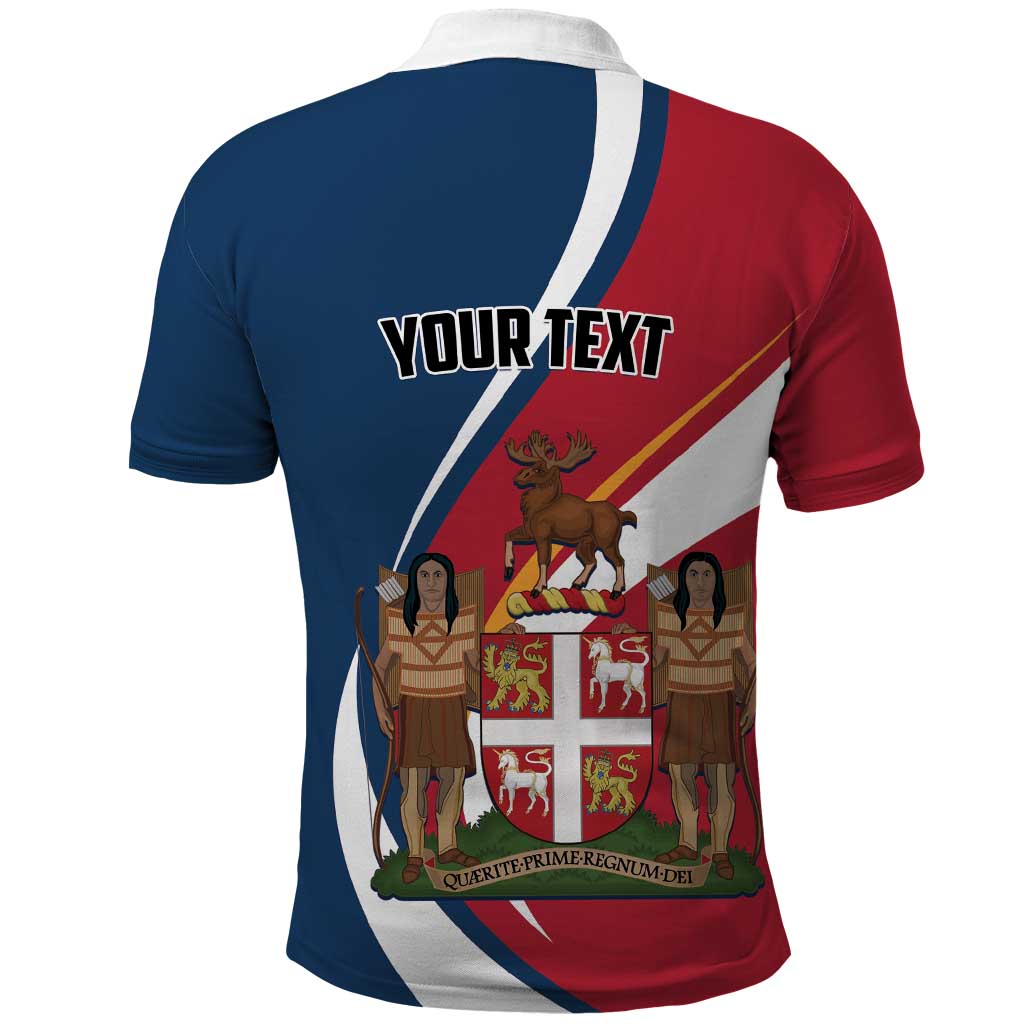Personalized Canada Newfoundland and Labrador Province Polo Shirt Quaerite prime regnum Dei