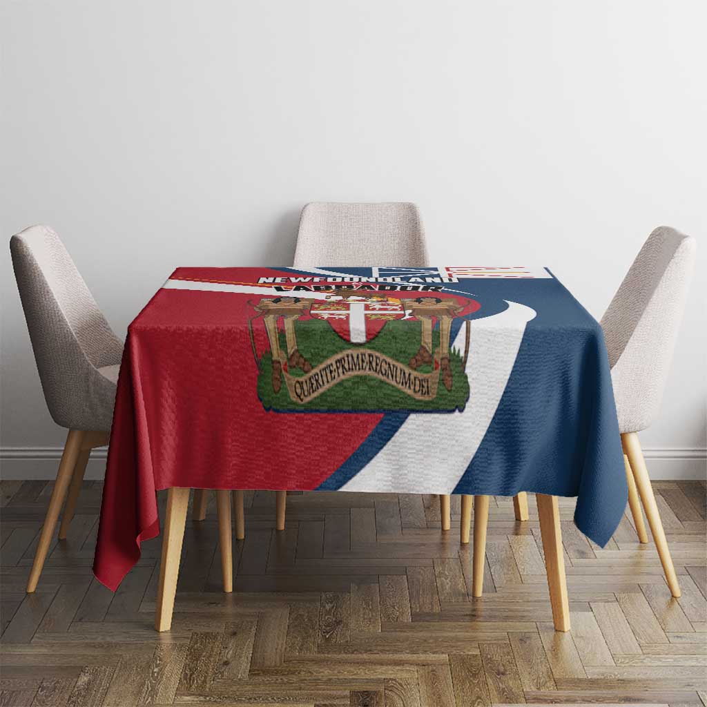 Canada Newfoundland and Labrador Province Tablecloth Quaerite prime regnum Dei