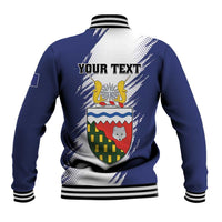 Personalized Canada Northwest Territories Baseball Jacket White Fox Grunge Stylized