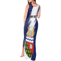 Personalized Canada Northwest Territories Tank Maxi Dress White Fox Grunge Stylized