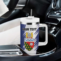Personalized Canada Northwest Territories Tumbler With Handle White Fox Grunge Stylized