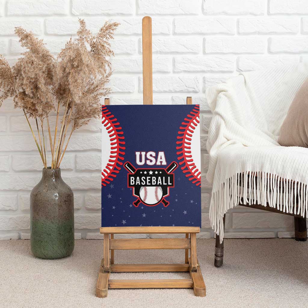 USA 2025 Baseball Canvas Wall Art United States Team For Glory