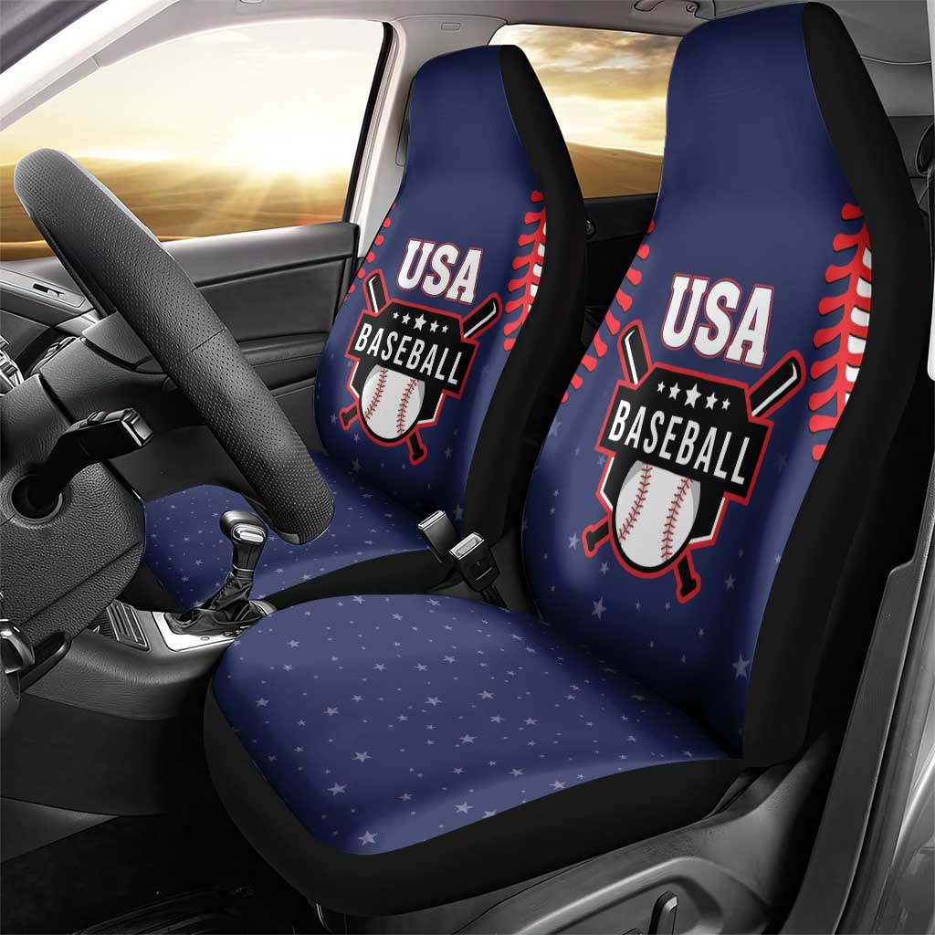 USA 2025 Baseball Car Seat Cover United States Team For Glory