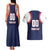 Custom USA 2025 Baseball Couples Matching Tank Maxi Dress and Hawaiian Shirt United States Team For Glory