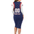 Custom USA 2025 Baseball Family Matching Long Sleeve Bodycon Dress and Hawaiian Shirt United States Team For Glory
