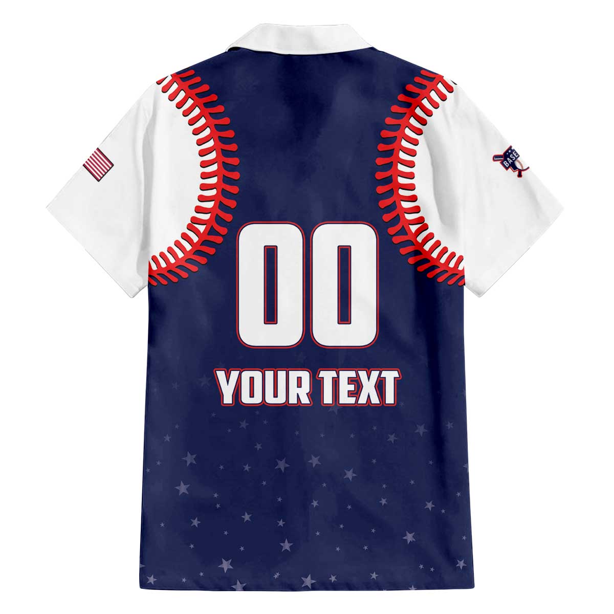 Custom USA 2025 Baseball Family Matching Off The Shoulder Long Sleeve Dress and Hawaiian Shirt United States Team For Glory