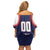 Custom USA 2025 Baseball Family Matching Off Shoulder Short Dress and Hawaiian Shirt United States Team For Glory