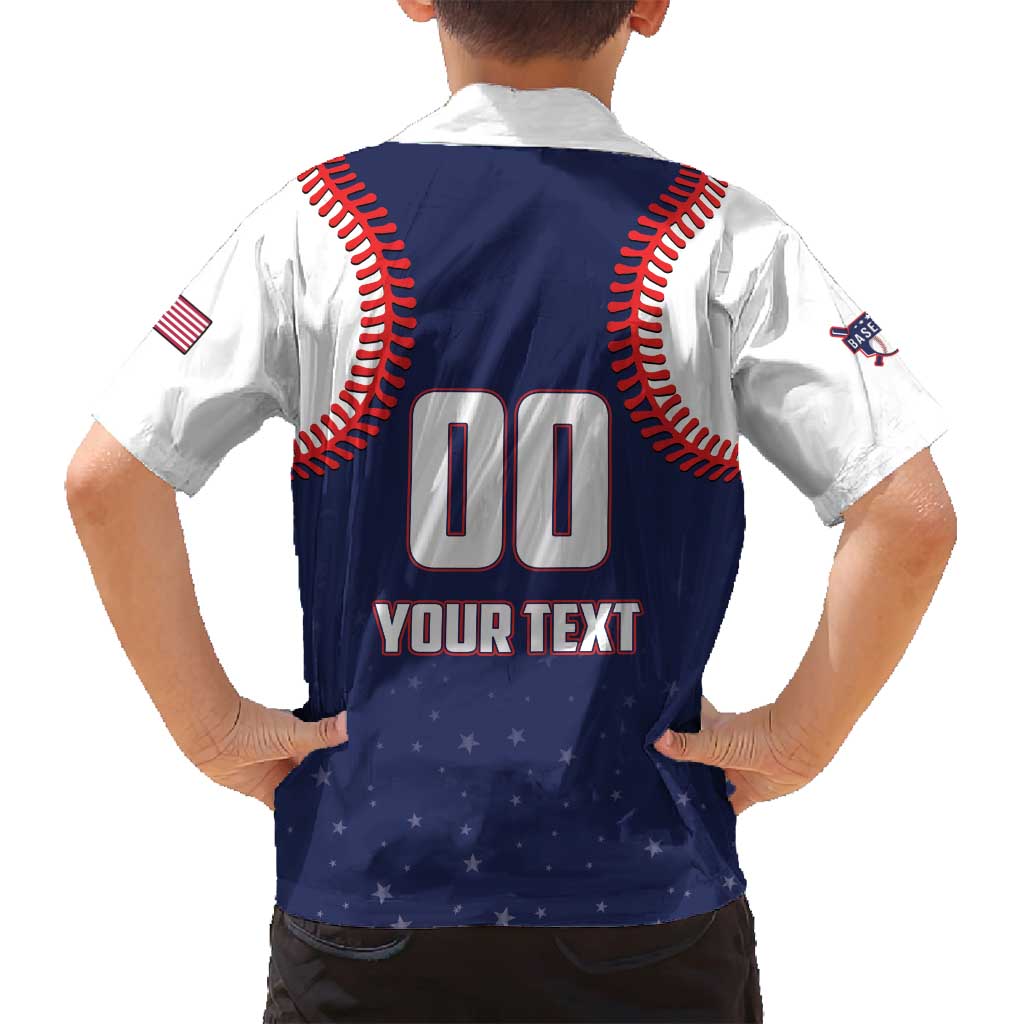 Custom USA 2025 Baseball Family Matching Puletasi and Hawaiian Shirt United States Team For Glory