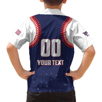 Custom USA 2025 Baseball Family Matching Puletasi and Hawaiian Shirt United States Team For Glory