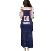 Custom USA 2025 Baseball Family Matching Puletasi and Hawaiian Shirt United States Team For Glory