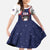 Custom USA 2025 Baseball Family Matching Short Sleeve Bodycon Dress and Hawaiian Shirt United States Team For Glory