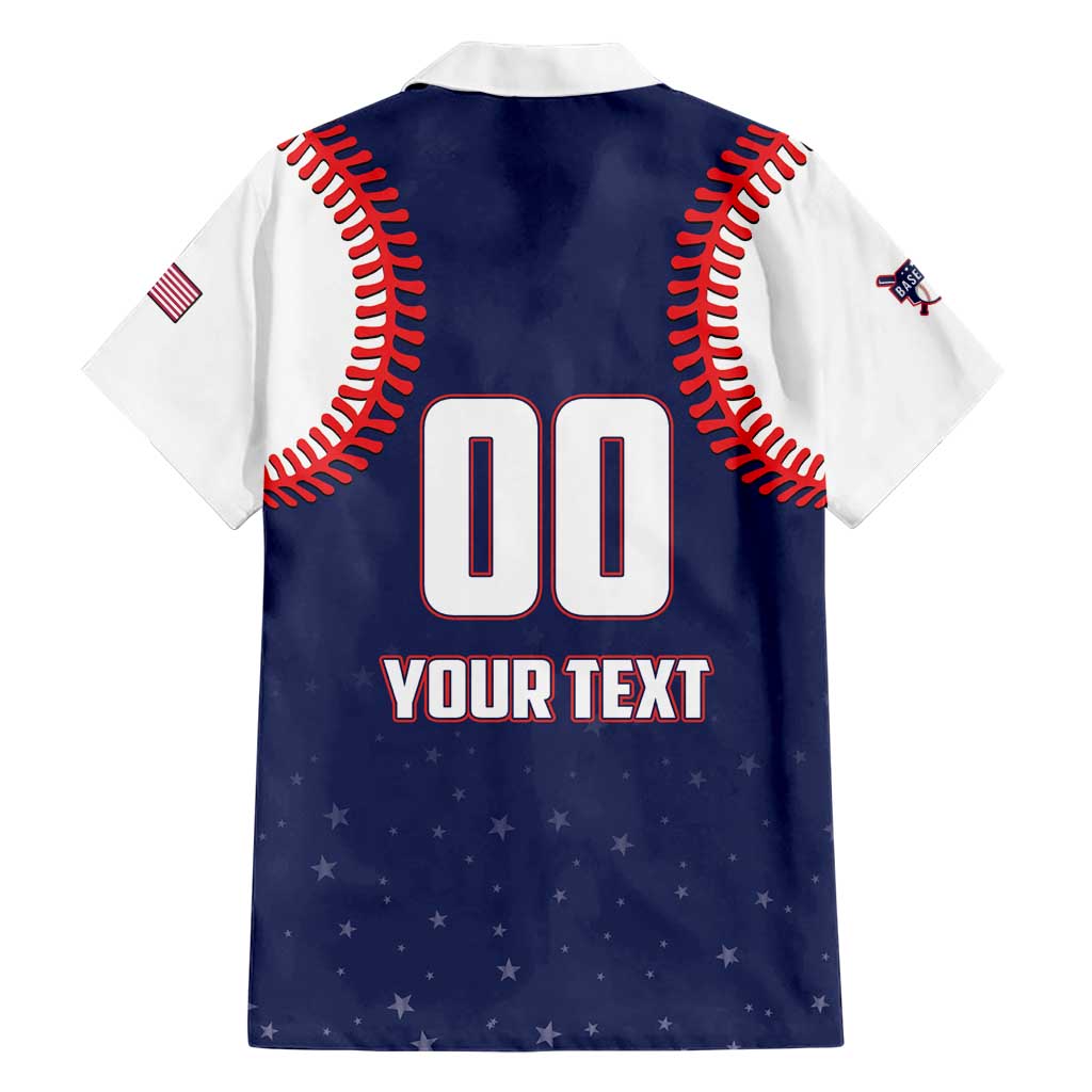 Custom USA 2025 Baseball Family Matching Short Sleeve Bodycon Dress and Hawaiian Shirt United States Team For Glory