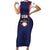 Custom USA 2025 Baseball Family Matching Short Sleeve Bodycon Dress and Hawaiian Shirt United States Team For Glory