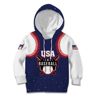 Custom USA 2025 Baseball Kid Hoodie United States Team For Glory