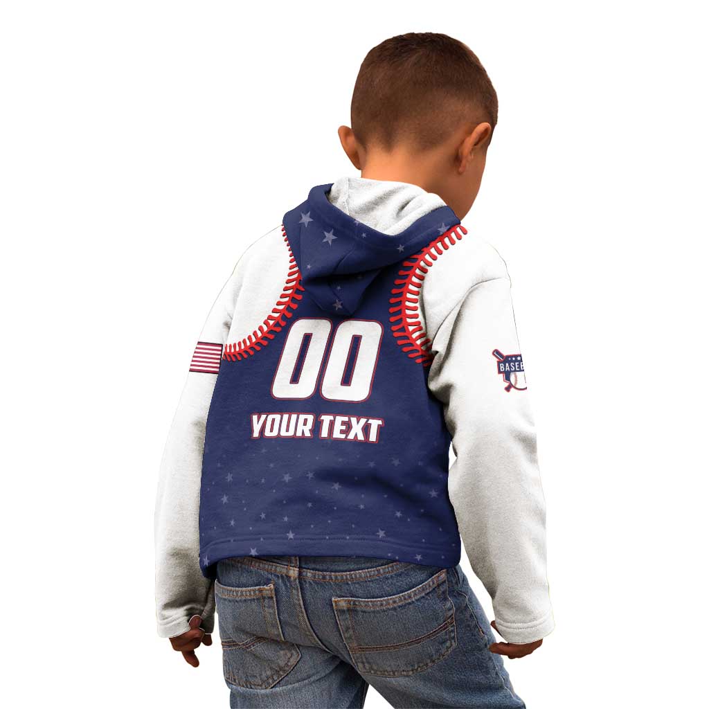 Custom USA 2025 Baseball Kid Hoodie United States Team For Glory