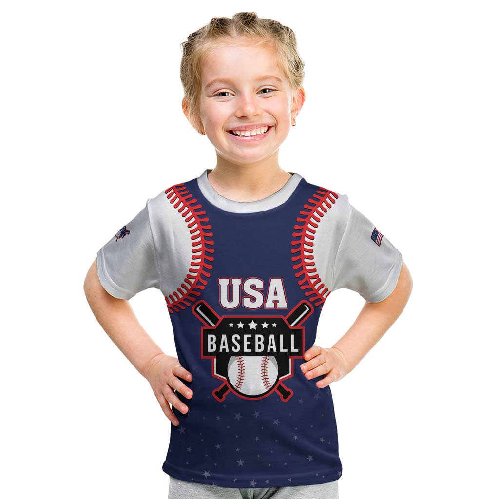 Custom USA 2025 Baseball Kid T Shirt United States Team For Glory
