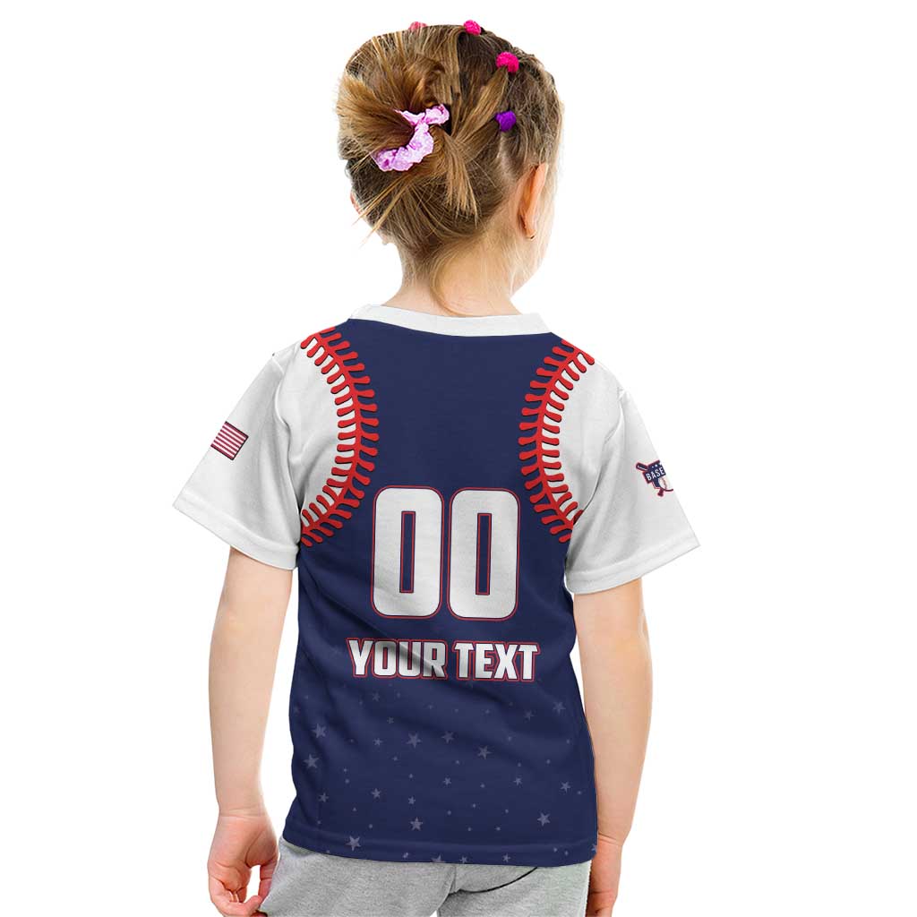 Custom USA 2025 Baseball Kid T Shirt United States Team For Glory