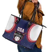 USA 2025 Baseball Leather Tote Bag United States Team For Glory