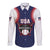 Custom USA 2025 Baseball Long Sleeve Button Shirt United States Team For Glory